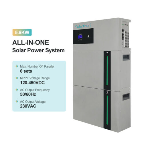All-In-One 5kva Hybrid Solar Inverter with 10kw Lithium ion battery - Image 2