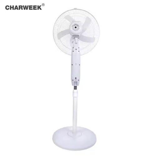 16inch Solar Rechargeable Standing Fan by Charweek - Image 2