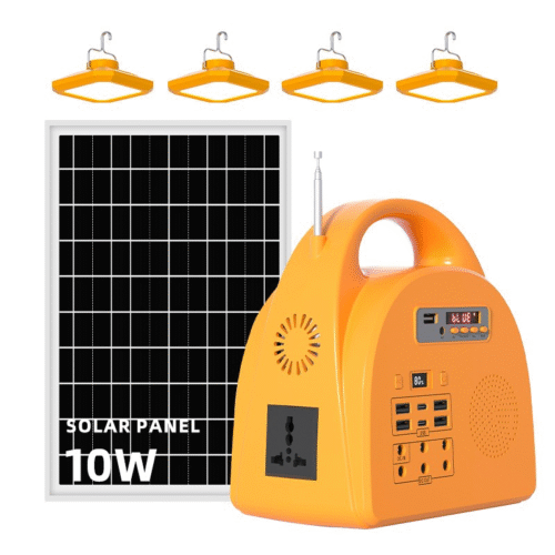 200 Watts Portable Solar Power Storage Station + Bluetooth Audio Function - Image 8