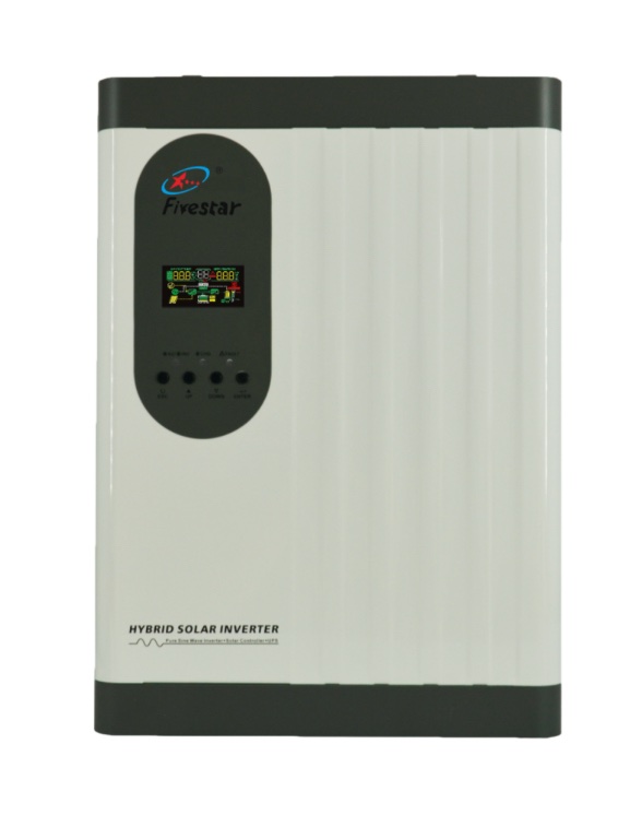 Fivestar 3.5KVA 24V Pure Sine Wave Hybrid Solar Inverter With In-built 60A MPPT Charge Controller (Transformer Based)