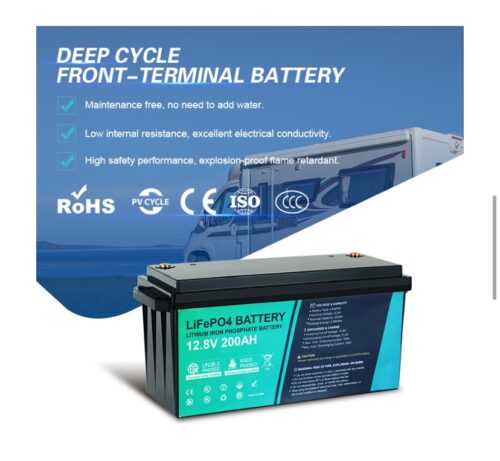 100AH 12V Lithium Iron Phosphate Solar Battery - Image 2