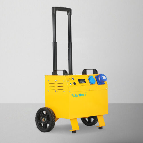 3000Watts Mobile Solar Generator 25.6V 2560Wh LiFePo4 Battery Capacity-High Quality Construction Power Station - Image 2
